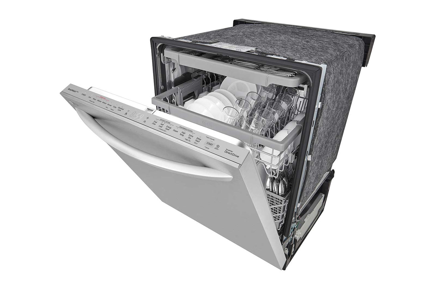 Lg LDTS5552S 24-Inch QuadWash® Top Control Dishwasher - Stainless Steel