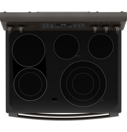 PB965BPTS GE Profile™ 30" Smart Free-Standing Electric Double Oven Convection Range with No Preheat Air Fry