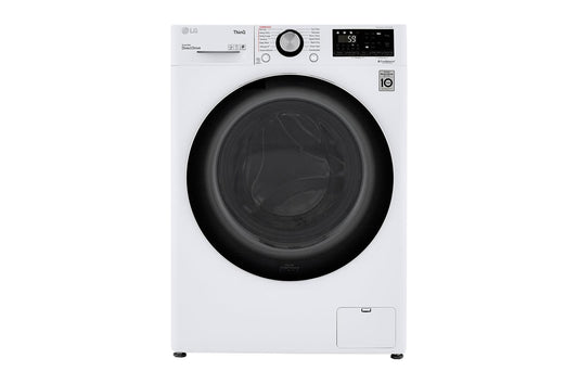 Lg WM3555HWA 2.4 cu. ft. Smart wi-fi Enabled Compact Front Load All-In-One Washer/Dryer Combo with Built-In Intelligence
