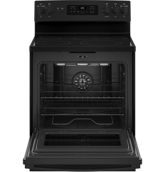 GE® 30" Free-Standing Electric Convection Range