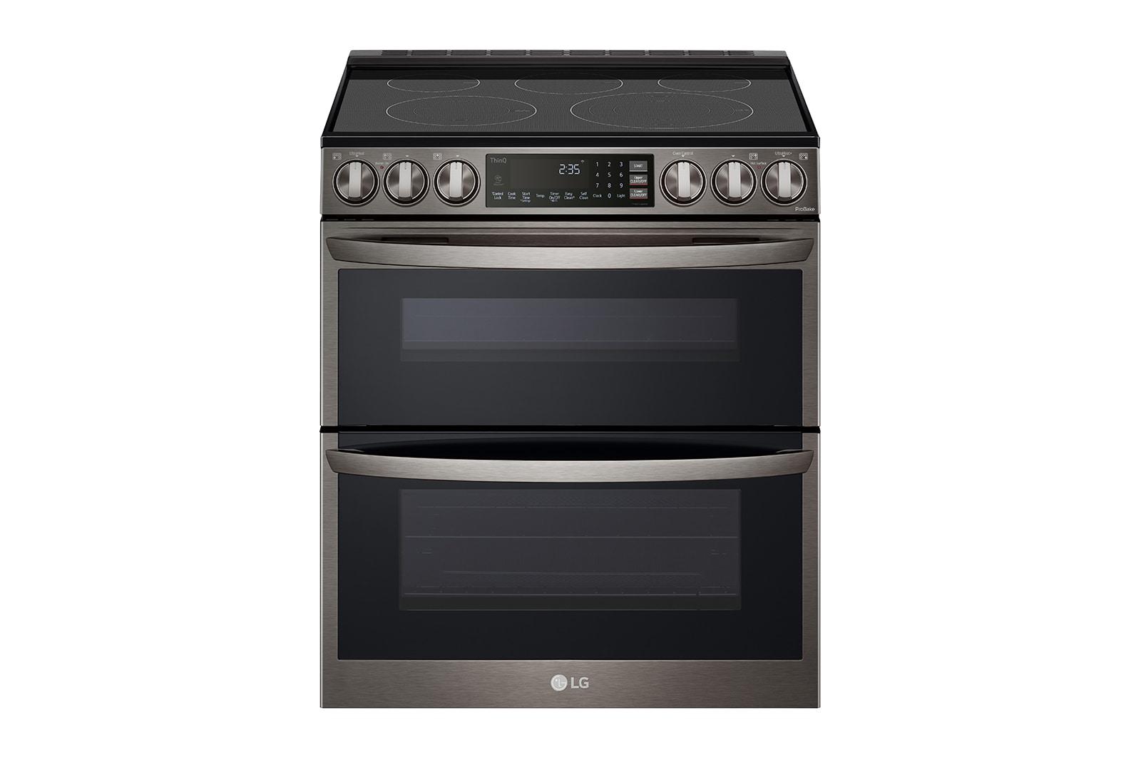 Lg 7.3 cu. ft. Smart Electric Double Oven Slide-in Range with InstaView®, ProBake® Convection, Air Fry, and Air Sous Vide