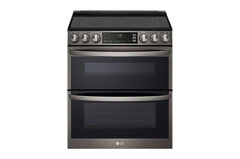 Lg LTEL7337D 7.3 cu. ft. Smart Electric Double Oven Slide-in Range with InstaView®, ProBake® Convection, Air Fry, and Air Sous Vide