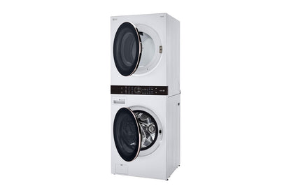 Lg WKE100HWA Single Unit Front Load LG WashTower™ with Center Control™ 4.5 cu. ft. Washer and 7.4 cu. ft. Electric Dryer