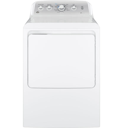 GTD45EASJWS GE® 7.2 cu. ft. Capacity aluminized alloy drum Electric Dryer with Sensor Dry
