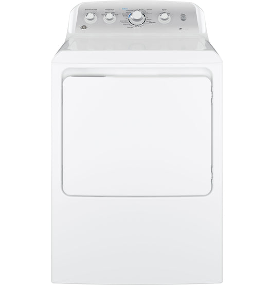 GTD45EASJWS GE® 7.2 cu. ft. Capacity aluminized alloy drum Electric Dryer with Sensor Dry