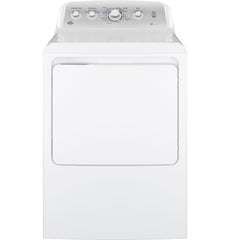 GTD45EASJWS GE® 7.2 cu. ft. Capacity aluminized alloy drum Electric Dryer with Sensor Dry