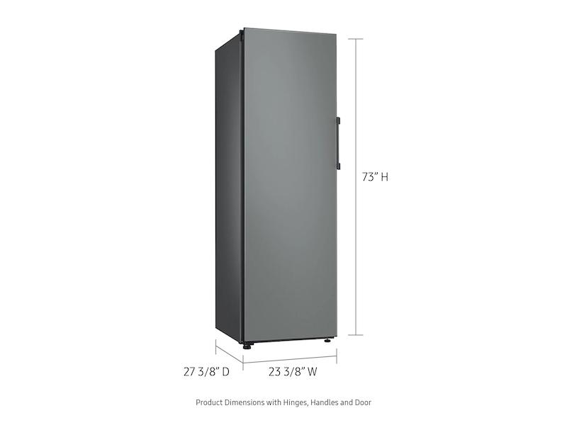 11.4 cu. Ft. Bespoke Flex Column Refrigerator with Flexible Design in Grey Glass