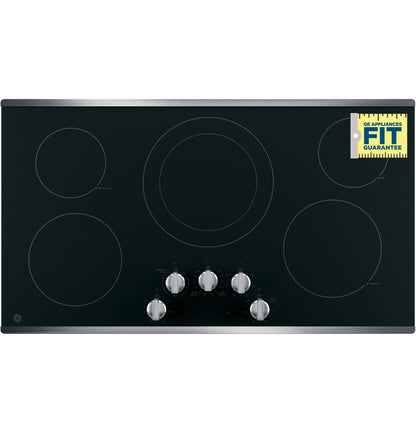 JP3036SLSS GE® 36" Built-In Knob Control Electric Cooktop