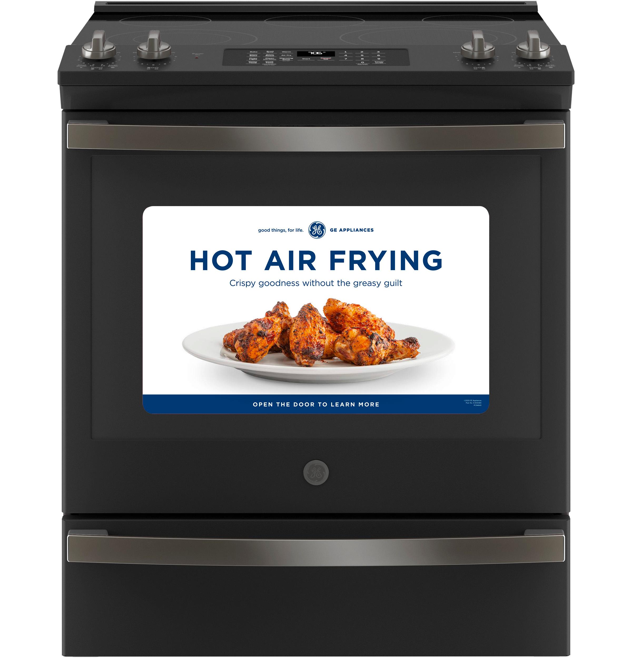 GE® 30" Slide-In Electric Convection Range with No Preheat Air Fry