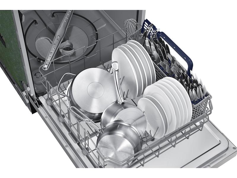 Samsung Front Control 51 dBA Dishwasher with Hybrid Interior in Stainless Steel