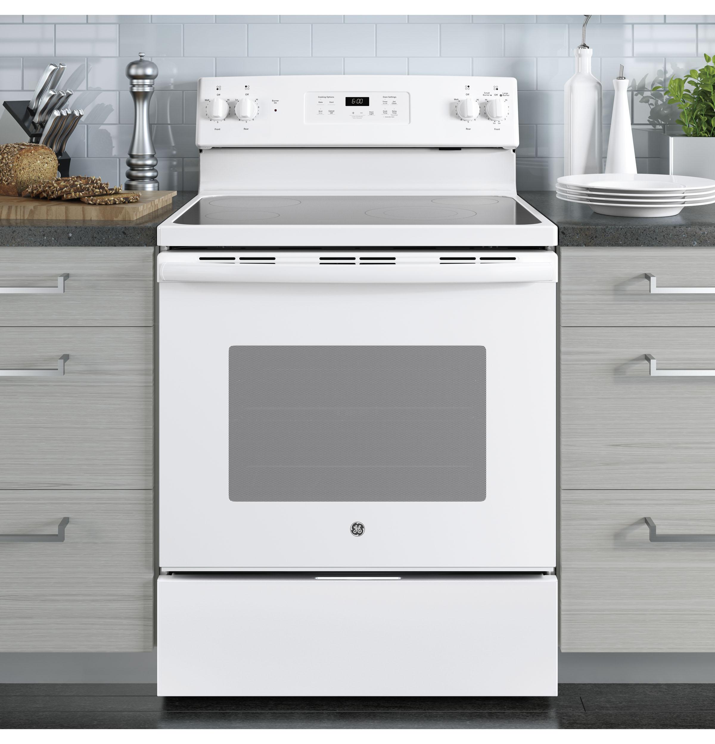 GE® 30" Free-Standing Electric Range