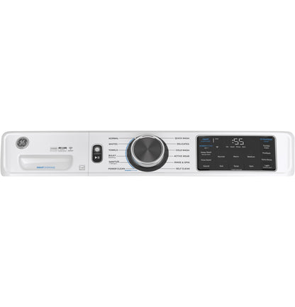 GE® 4.8 cu. ft. Capacity Smart Front Load ENERGY STAR® Steam Washer with SmartDispense™ UltraFresh Vent System with OdorBlock™ and Sanitize + Allergen
