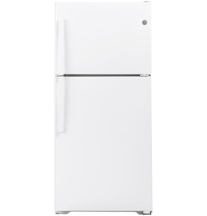 GTS22KGNRWW GE® 21.9 Cu. Ft. Garage Ready Top-Freezer Refrigerator