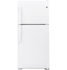 GTS22KGNRWW GE® 21.9 Cu. Ft. Garage Ready Top-Freezer Refrigerator