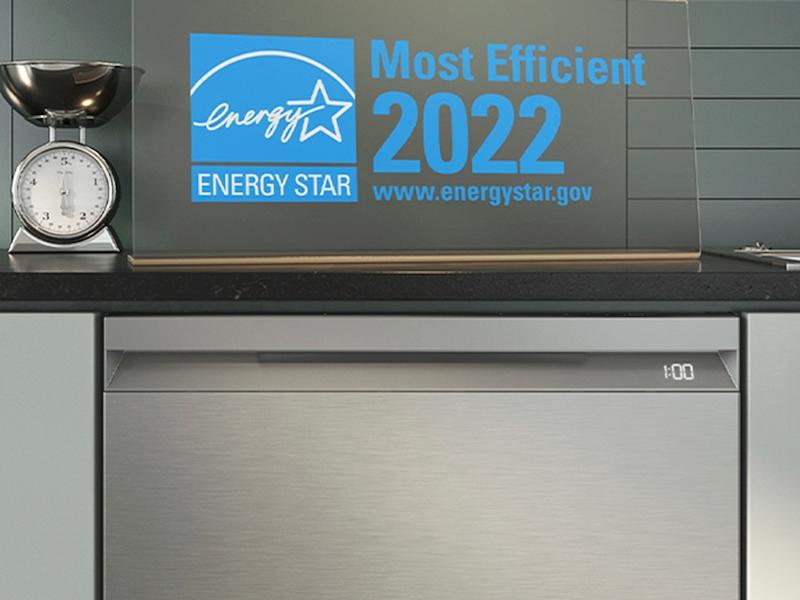 Samsung DW80B7070US AutoRelease Smart 42dBA Dishwasher with StormWash+™ and Smart Dry in Stainless Steel