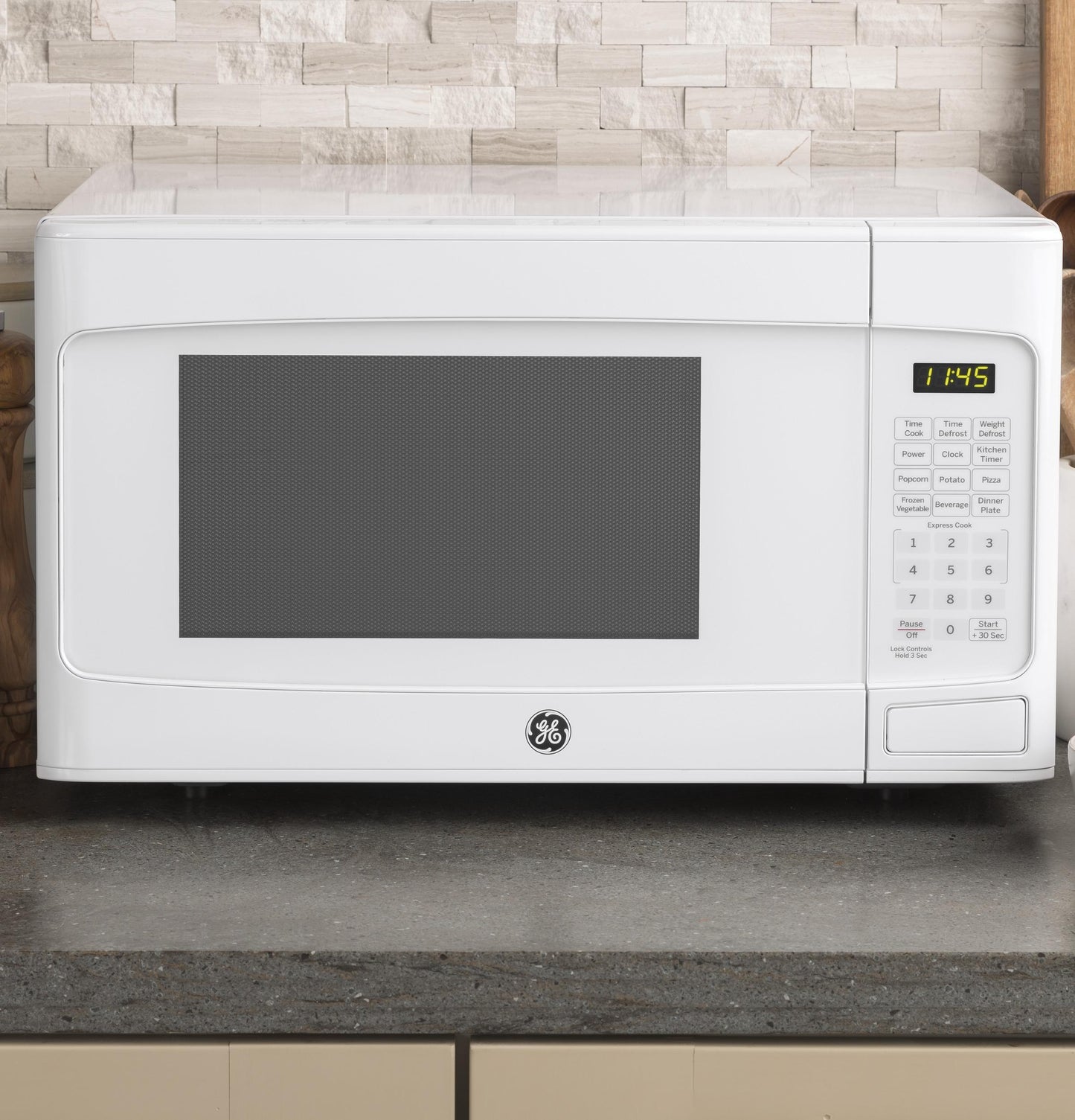 JES1145DLWW GE® 1.1 Cu. Ft. Capacity Countertop Microwave Oven