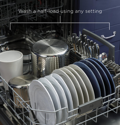 GE® Top Control with Stainless Steel Interior Dishwasher with Sanitize Cycle & Dry Boost with Fan Assist