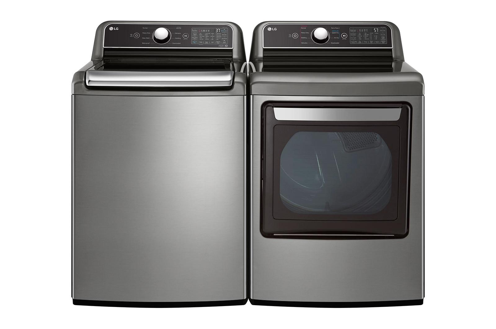 Lg 5.3 cu.ft. Mega Capacity Smart wi-fi Enabled Top Load Washer with 4-Way™ Agitator