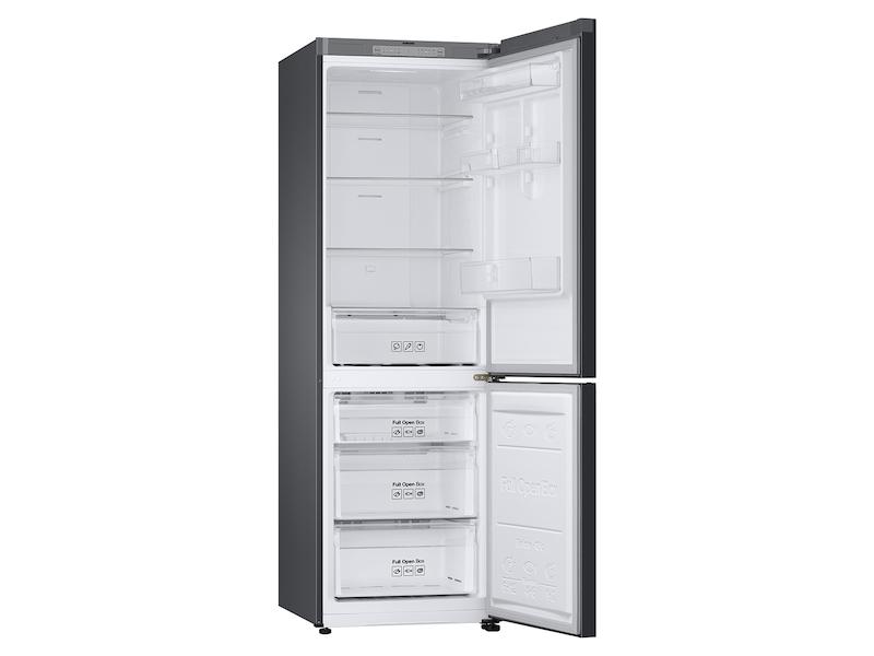 12.0 cu. Ft. Bespoke Bottom Freezer Refrigerator with Flexible Design in Navy Glass
