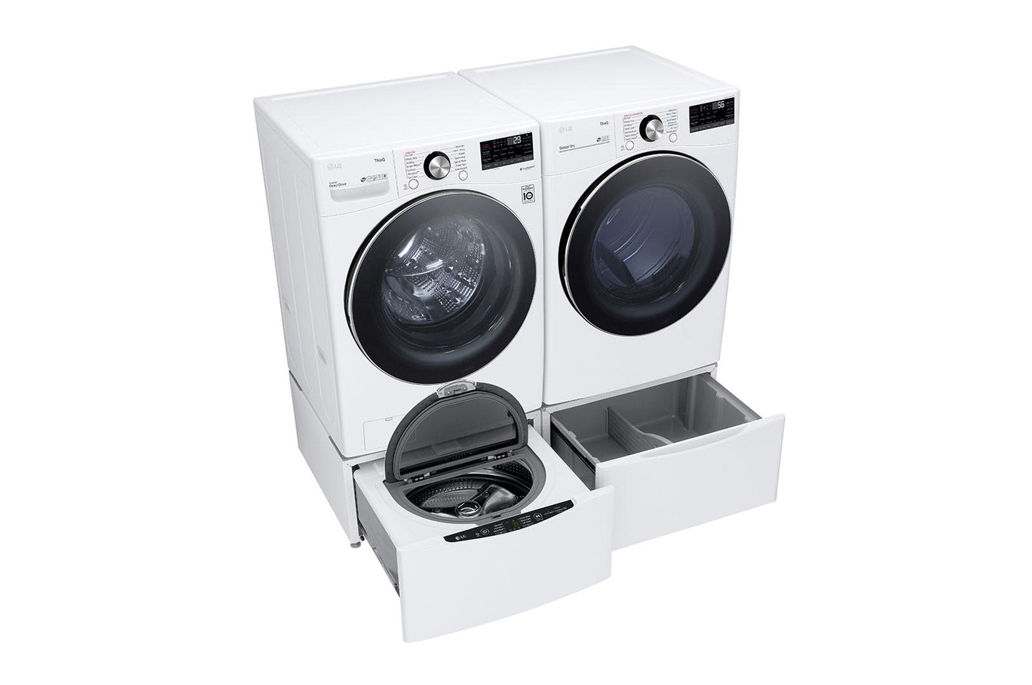 Lg DLGX4201W 7.4 cu. ft. Ultra Large Capacity Smart Wi-Fi Enabled Front Load Gas Dryer with TurboSteam™ and Built-In Intelligence