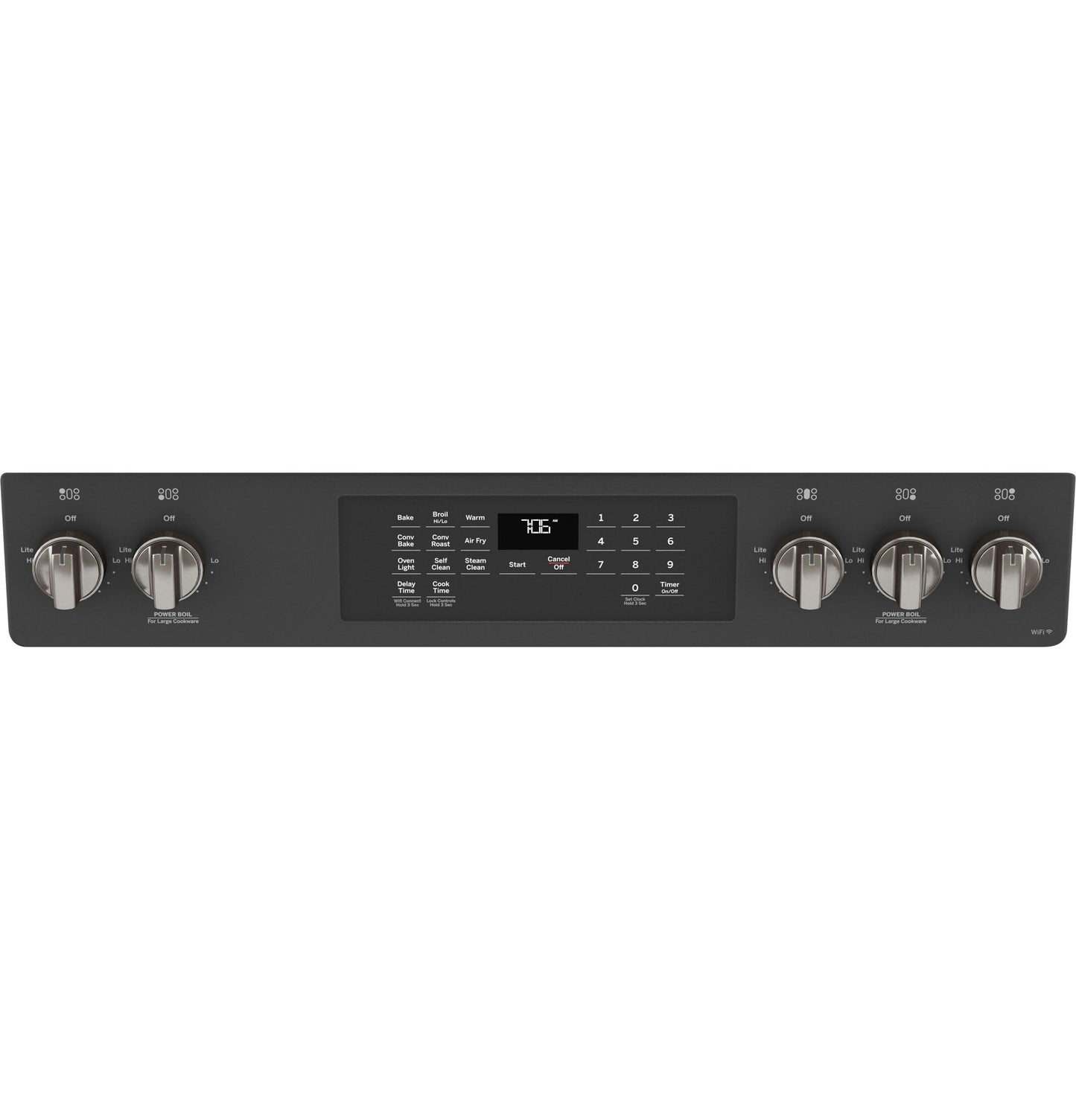 GE® 30" Slide-In Front-Control Convection Gas Range with No Preheat Air Fry