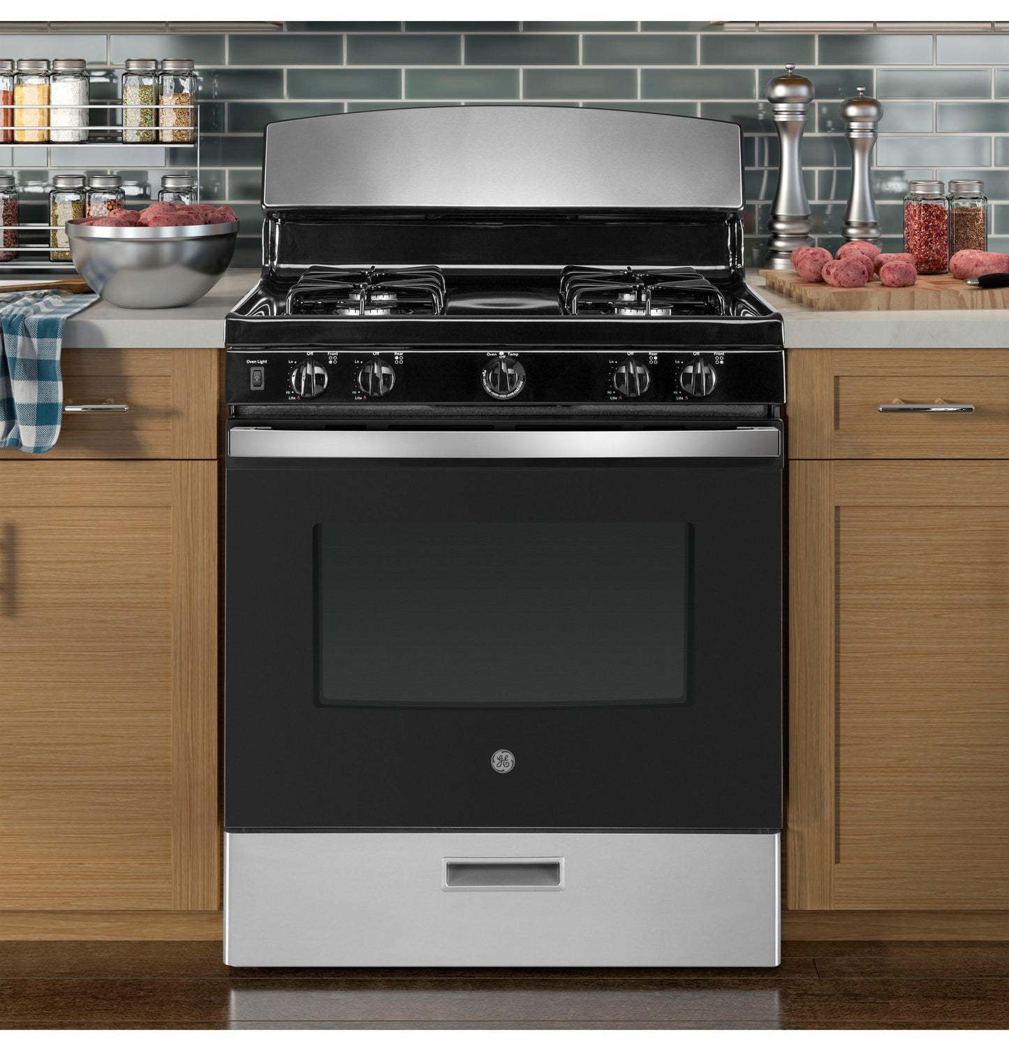 JGBS30RETSS GE® 30" Free-Standing Gas Range