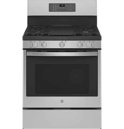 PGB935YPFS GE Profile™ Smart 30" Free-Standing Self Clean Gas Fingerprint Resistant Range with No Preheat Air Fry