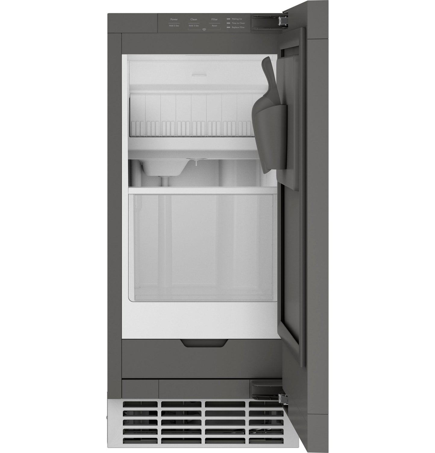Ge Appliances UCC15NPRII Ice Maker 15-Inch Panel-Ready - Clear Ice