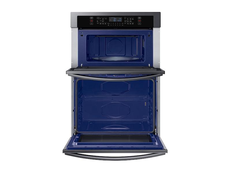Samsung NQ70T5511DG 30" Microwave Combination Wall Oven with Wi-Fi in Black Stainless Steel