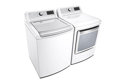 Lg 7.3 cu. ft. Ultra Large Capacity Smart wi-fi Enabled Rear Control Electric Dryer with EasyLoad™ Door
