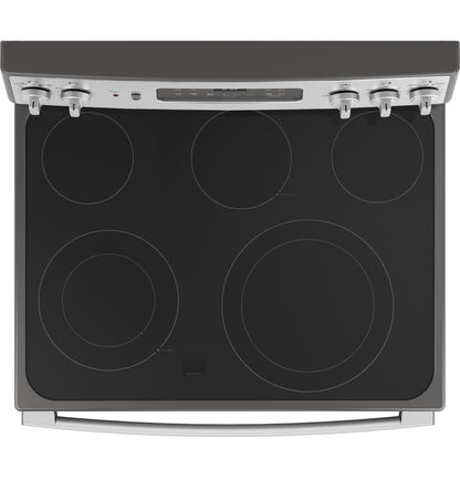 GE® 30" Free-Standing Electric Convection Fingerprint Resistant Range