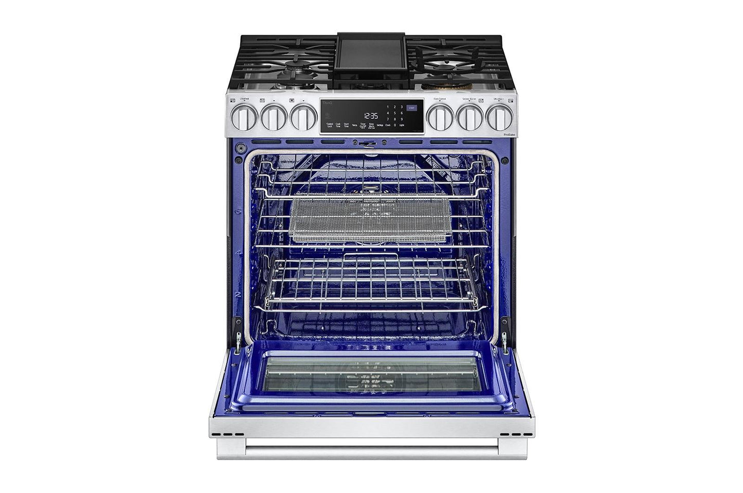 LSGS6338F LG STUDIO 6.3 cu. ft. InstaView® Gas Slide-in Range with ProBake Convection® and Air Fry