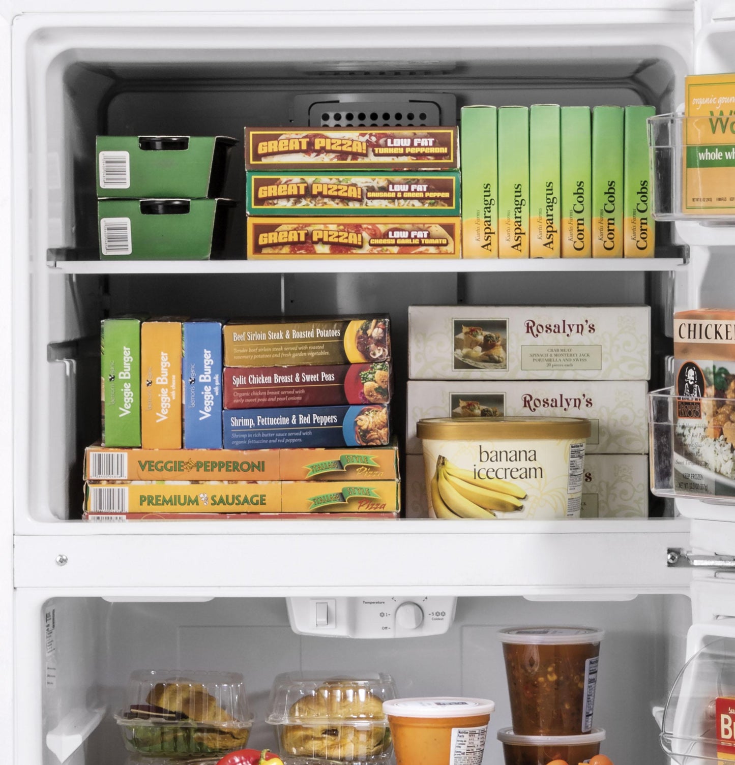 GTS22KYNRFS GE® 21.9 Cu. Ft. Garage Ready Top-Freezer Refrigerator