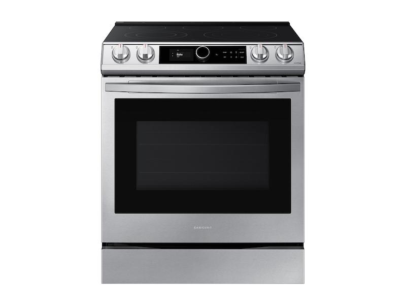 6.3 cu ft. Smart Slide-in Electric Range with Smart Dial & Air Fry in Stainless Steel