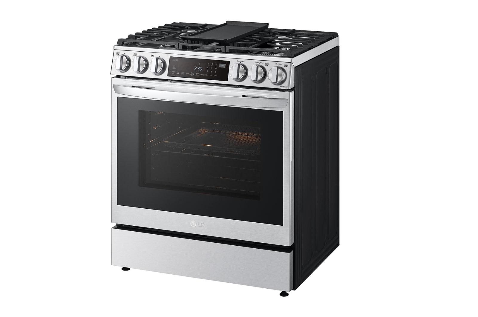 Lg LSDL6336F 6.3 cu. ft. Smart Dual Fuel Slide-in Range with InstaView®, ProBake Convection®, Air Fry and Air Sous Vide