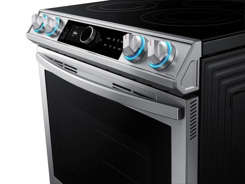 Samsung 6.3 cu ft. Smart Slide-in Electric Range with Smart Dial