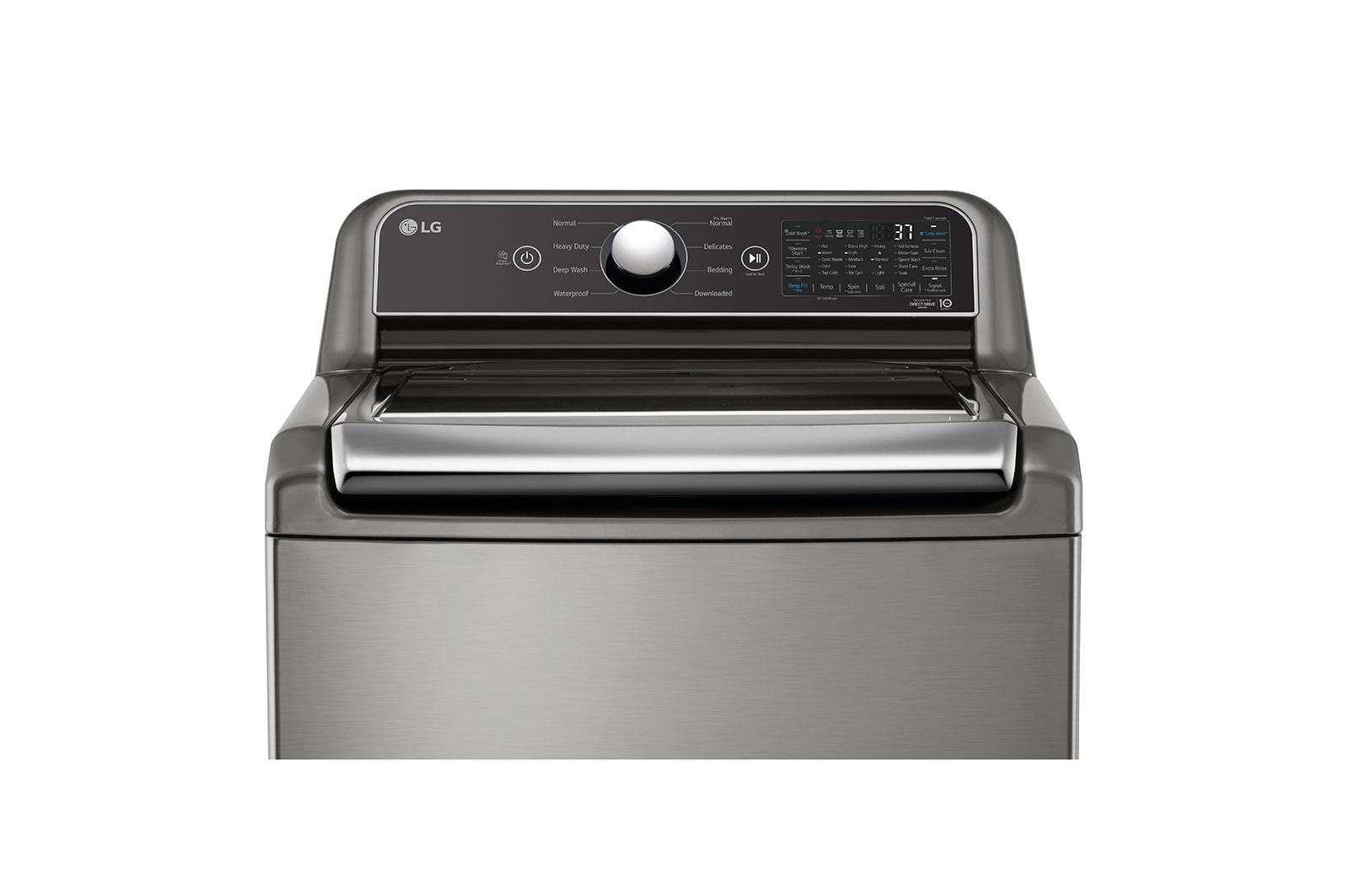 Lg 5.3 cu.ft. Mega Capacity Smart wi-fi Enabled Top Load Washer with 4-Way™ Agitator