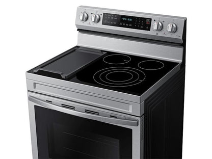 Samsung NE63A6711SS 6.3 cu. ft. Smart Freestanding Electric Range with No-Preheat Air Fry, Convection+ & Griddle in Stainless Steel
