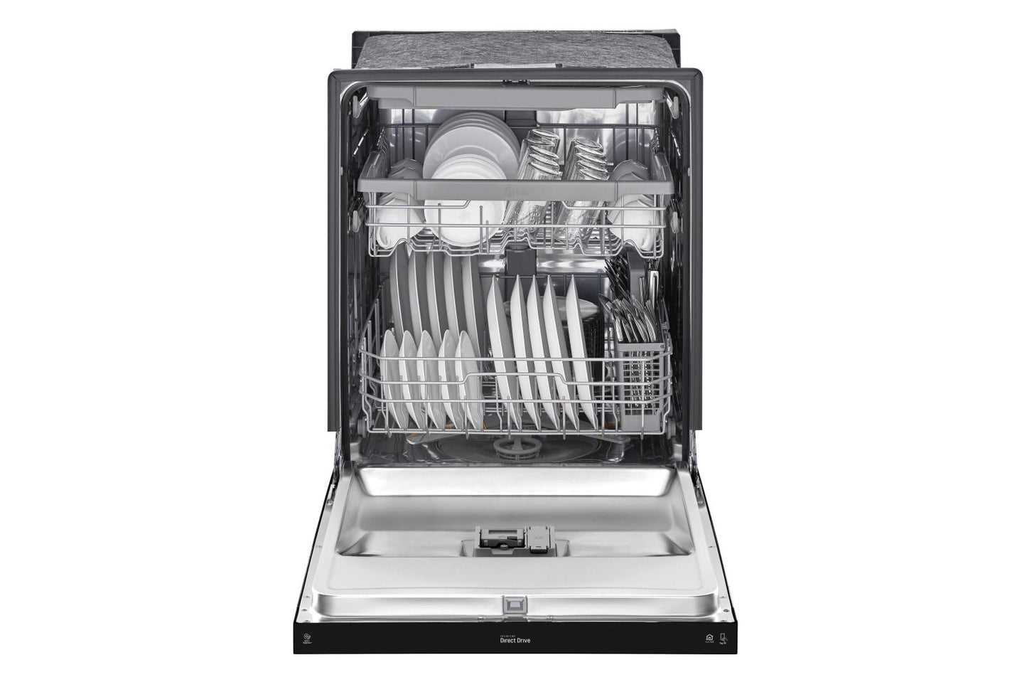 Lg LDFN4542B Front Control Dishwasher with QuadWash™ and 3rd Rack