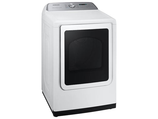 Samsung DVE52A5500W 7.4 cu. ft. Smart Electric Dryer with Steam Sanitize+ in White
