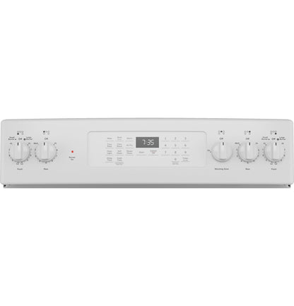GE® 30" Free-Standing Electric Convection Range with No Preheat Air Fry