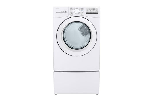 Lg DLG3401W 7.4 cu. ft. Ultra Large Capacity Front Load Gas Dryer - White