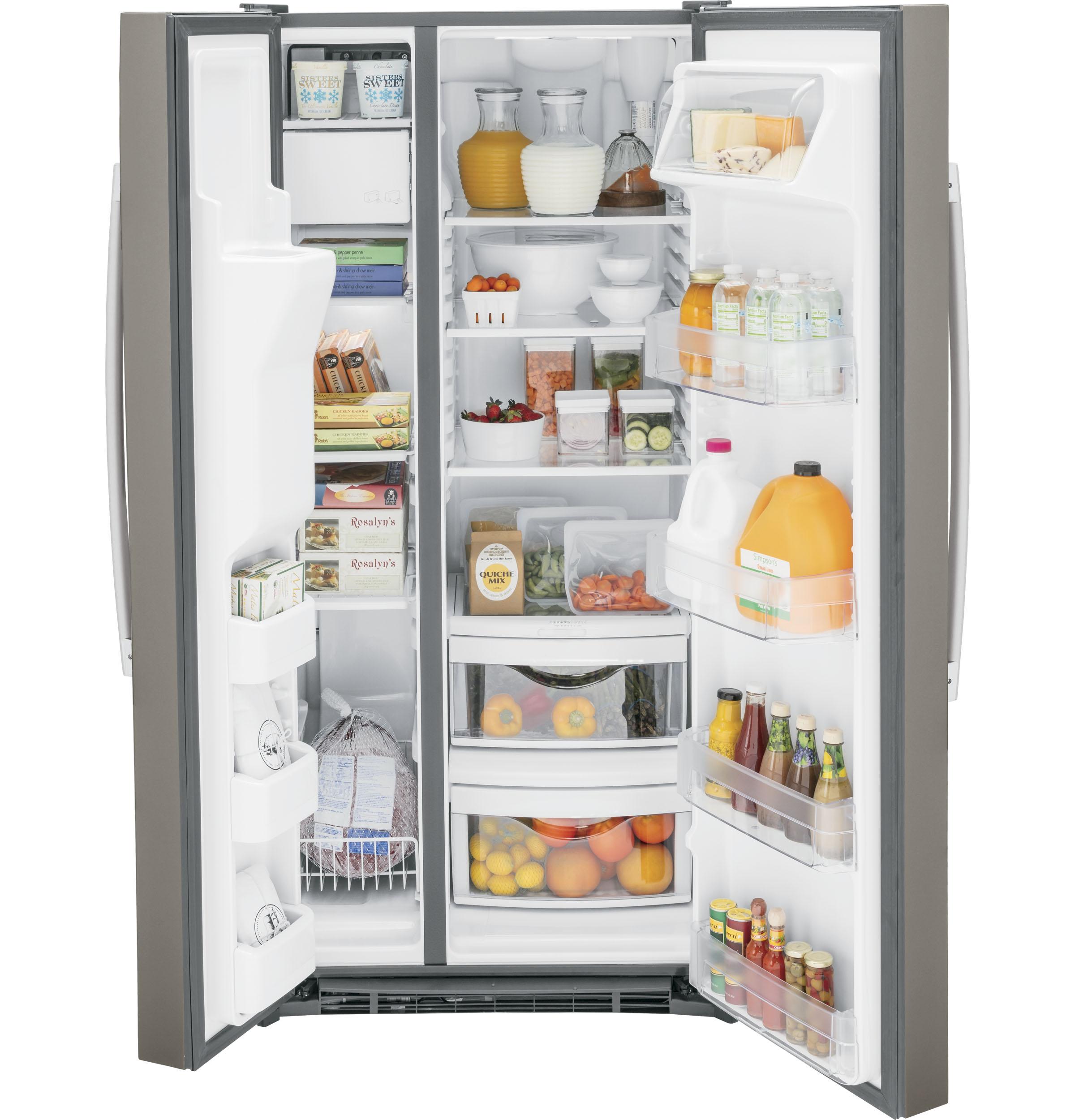 GSS23GMPES GE® 23.0 Cu. Ft. Side-By-Side Refrigerator