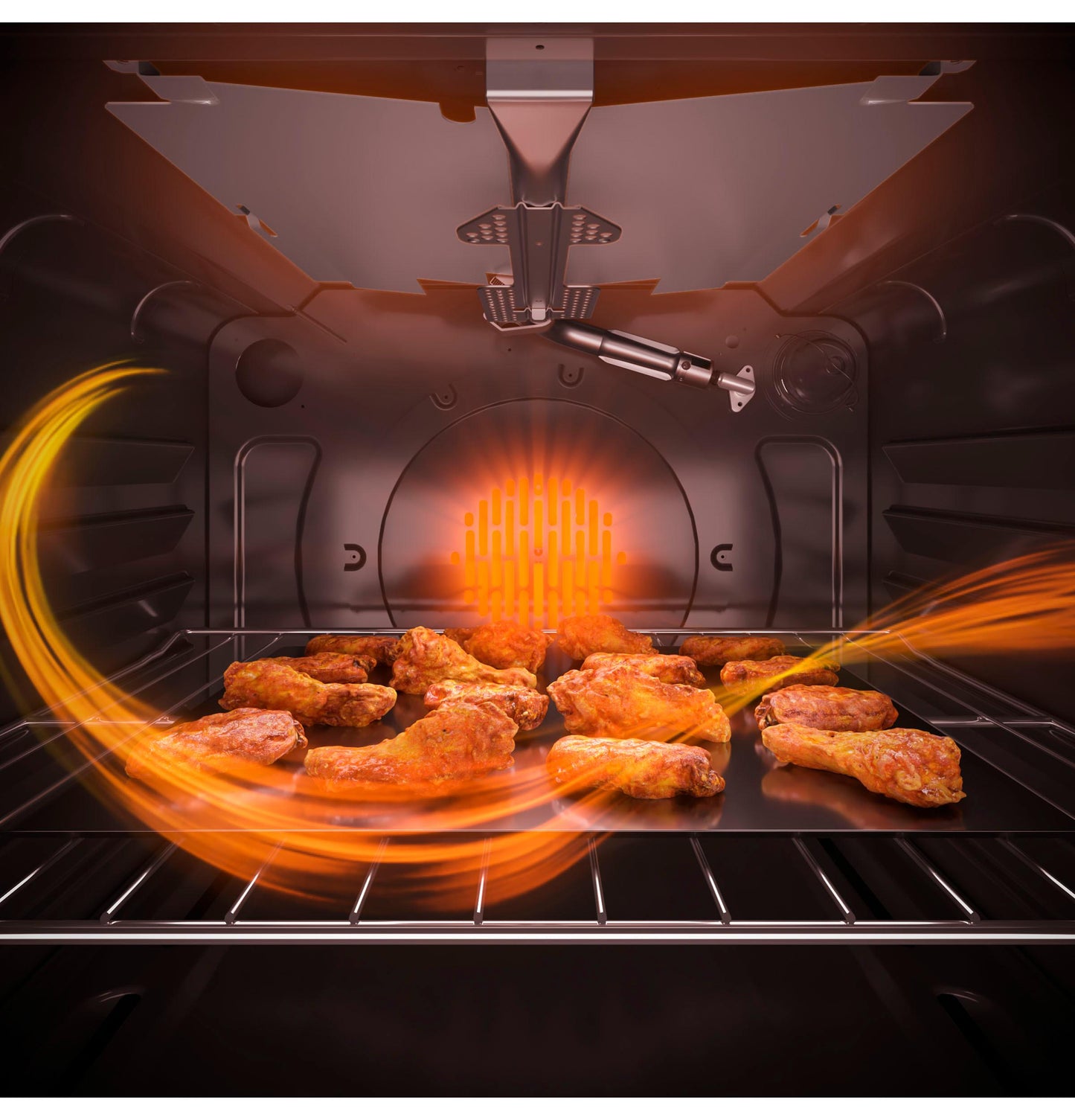 JGS760EPES GE® 30" Slide-In Front-Control Convection Gas Range with No Preheat Air Fry