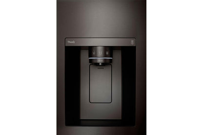 Lg LRSOC2306D 23 cu. Ft. Side-By-Side Counter-Depth InstaView® Refrigerator with Craft Ice™