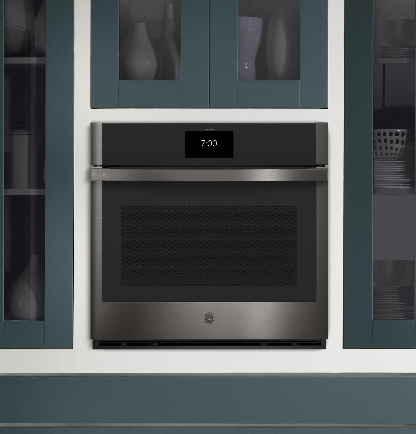 PTS7000BNTS GE Profile™ 30" Smart Built-In Convection Single Wall Oven with No Preheat Air Fry and Precision Cooking