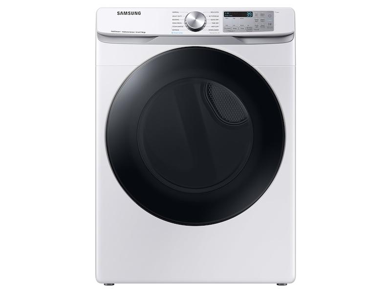 Samsung DVG45B6300W 7.5 cu. ft. Smart Gas Dryer with Steam Sanitize+ in White