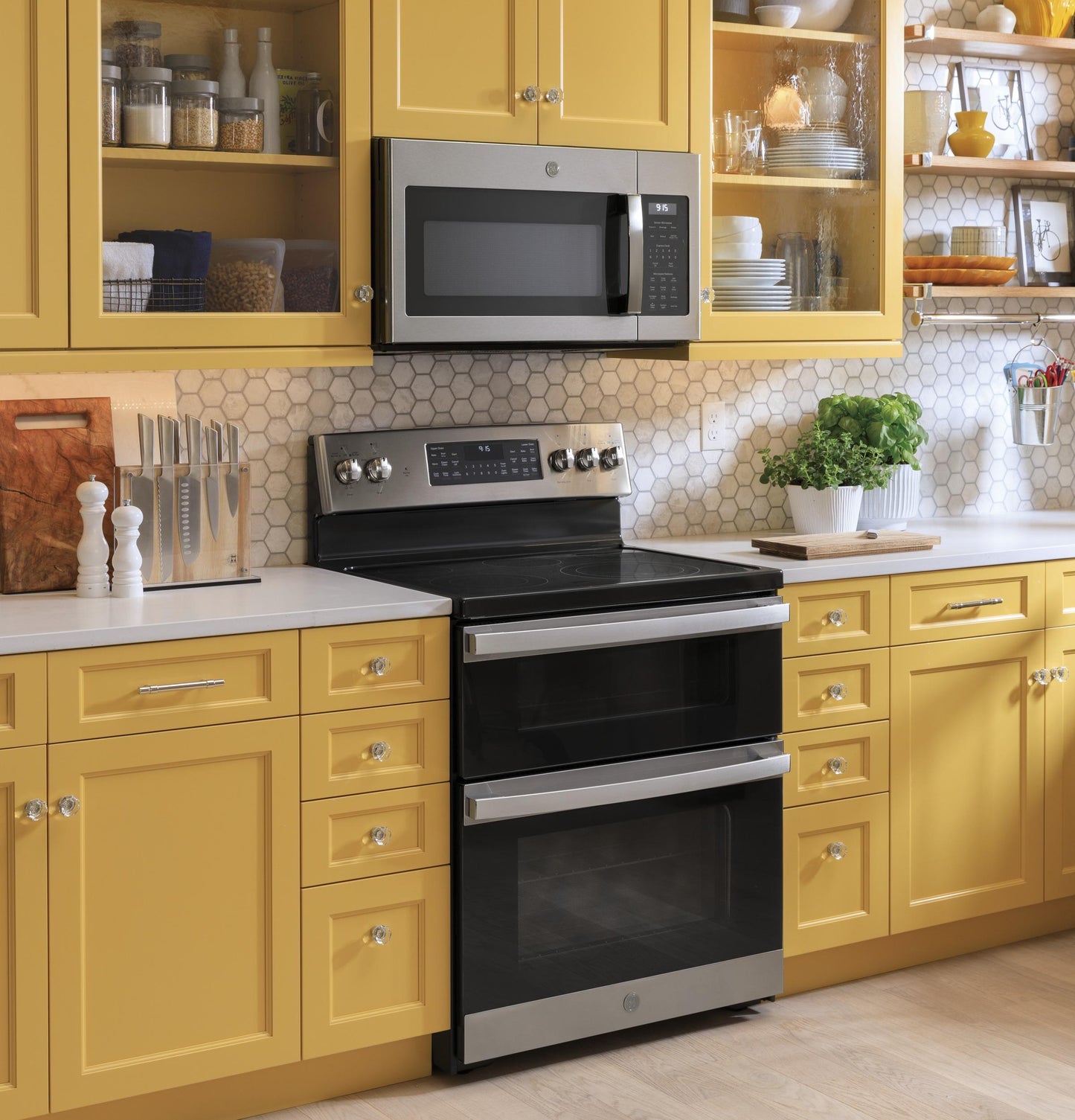 JBS86SPSS GE 30" Free-Standing Electric Double Oven Convection Range