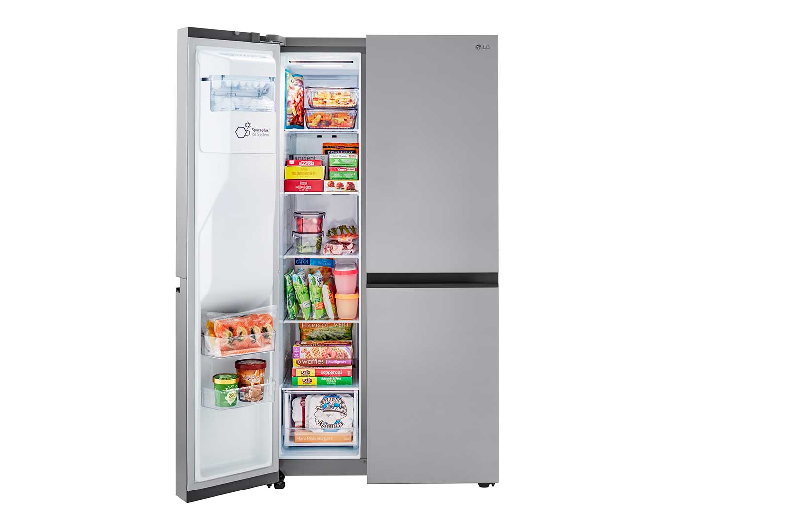27 cu. ft. Side-by-Side Refrigerator with Smooth Touch Ice Dispenser