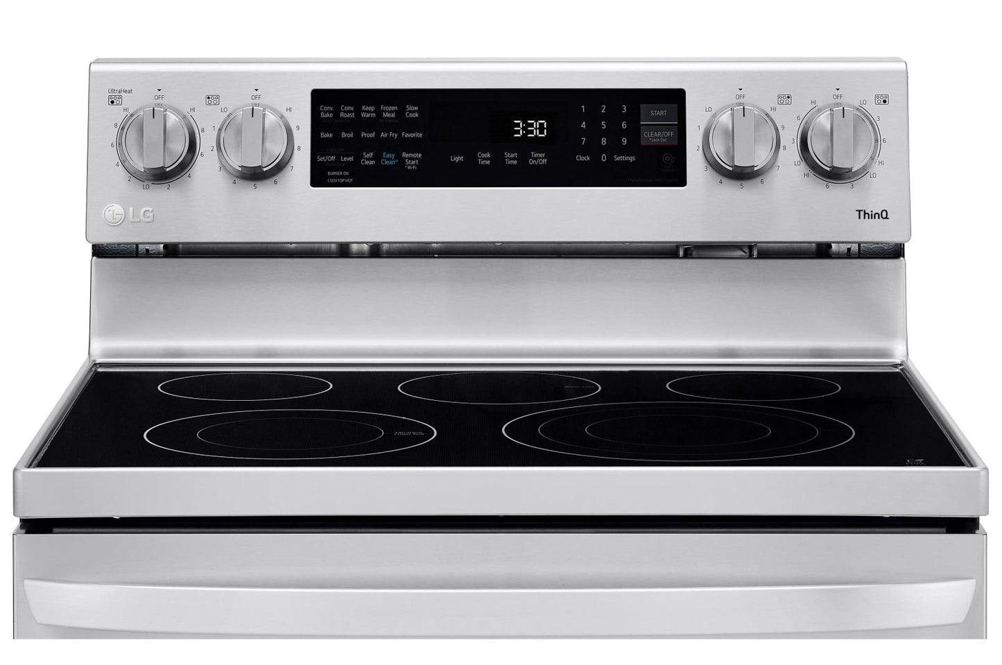 Lg LREL6325F 6.3 cu. ft. Smart Wi-Fi Enabled True Convection InstaView® Electric Range with Air Fry
